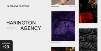 Harington - Creative Portfolio Theme 1.5