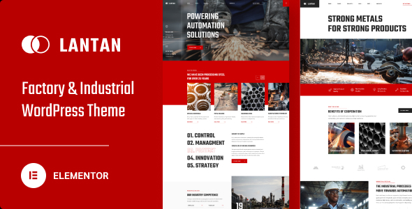 Lantan - Factory & Industrial WordPress Theme 1.0.3