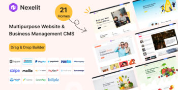 Nexelit – Multipurpose Website & Business Management System CMS 4.1.0