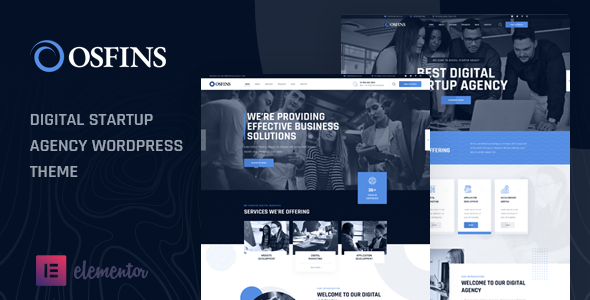 Osfins - Digital Startup Agency WordPress Theme 1.4