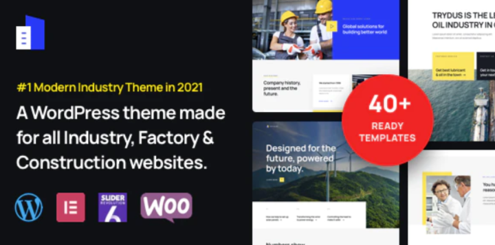 Trydus – Industry & Factory WordPress Theme