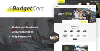 Budget Cars | Used Car Dealer & Rental WordPress Theme + Store 1.2.6