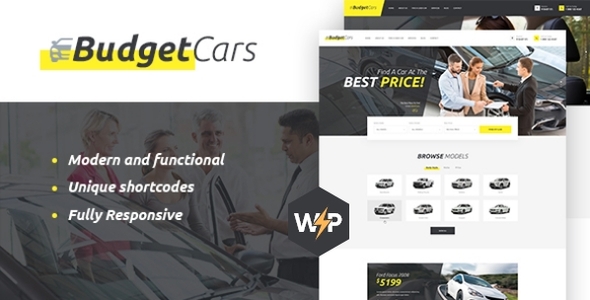 Budget Cars | Used Car Dealer & Rental WordPress Theme + Store 1.2.6