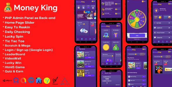 Money King - Android Rewards Earning App With Admin Panel 1.0.3