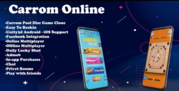 Carrom Online(Unity Game+Admob+iOS+Android)