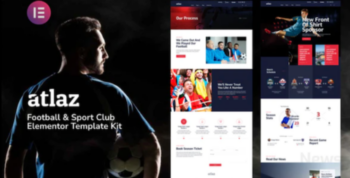 Atlaz – Football & Sports Club Elementor Template Kit