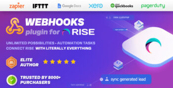Webhooks plugin for RISE CRM - Connect RISE with every service 1.2.0