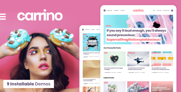 Carrino - An Exciting Gutenberg Blog Theme 1.8.2