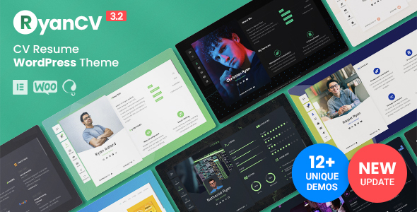 RyanCV - Personal Portfolio Resume Theme 3.5.6