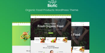 Biotic Food WordPress Theme