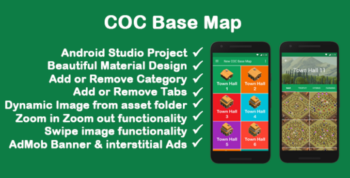 COC Base Map +Admob (Android Studio Project)