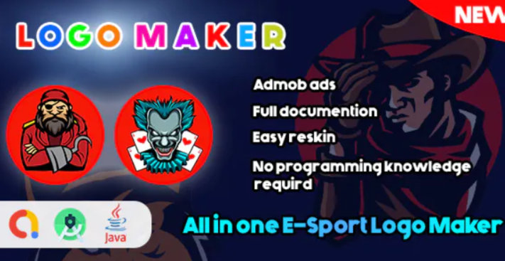E-sport & all in one logo maker app source code