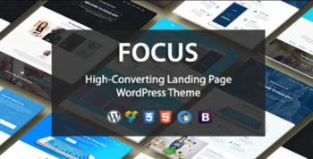 Focus High-Converting Landing Page WordPress Theme