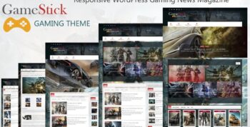 Gamestick Gaming WordPress Theme Magazine