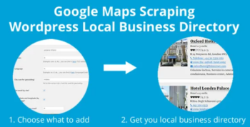 Google Maps Scraping WordPress Directory Local Business