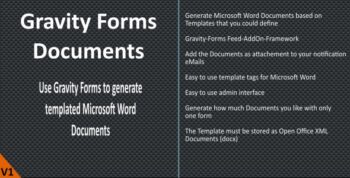 Gravity Forms (Word) Documents