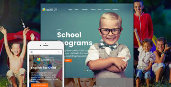 Grow Up – Education WordPress Theme