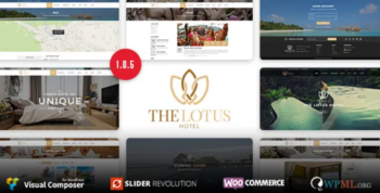 Lotus v1.0.5 Hotel Booking WordPress Theme