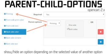 Parent-child Options [ocmod]