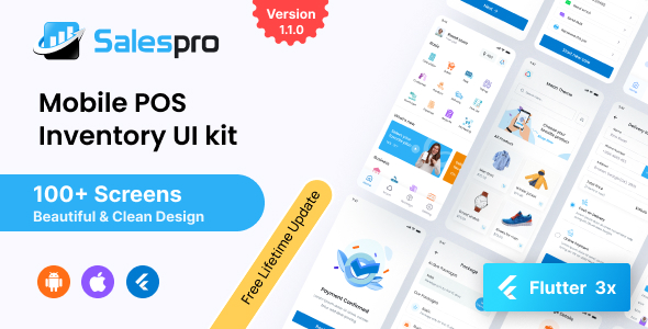 SalesPro -Flutter POS & Inventory Account UI Kit 2.1