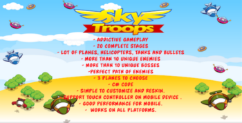 Sky Troops (Unity Portrait Plane Shooter)