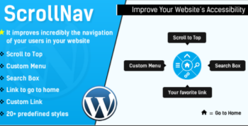 ScrollNav v2.0 Scroll to Top, Sliding Menu and Search for WordPress