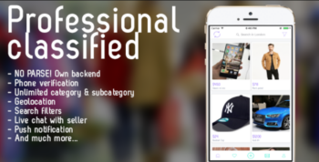 Professional classified with chat iOS – Codecanyon 20277839