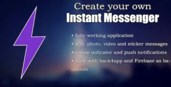 Instant – A Working Messaging App Template (iOS)