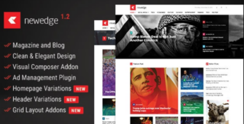 NewEdge v2.2 Responsive WordPress Magazine Theme