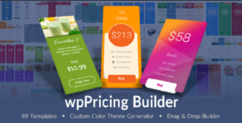 WP Pricing Table Builder v1.5.2 Responsive Pricing Plans Plugin for WordPress