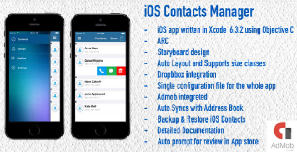iOS Contacts Manager