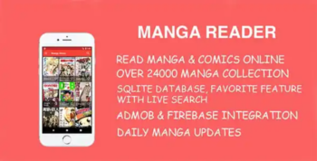 Manga Reader v1.2 Read Manga & Comics with Admob & Firebase