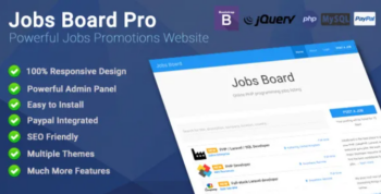Jobs Board Pro v3.0 Powerful Jobs Promotion Website