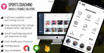 Sports coaching & training solution android application