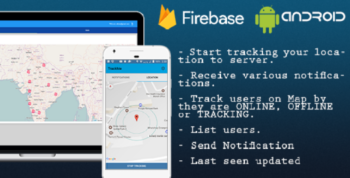 TrackMe, Realtime location tracking system. Firebase, Polymer, Android