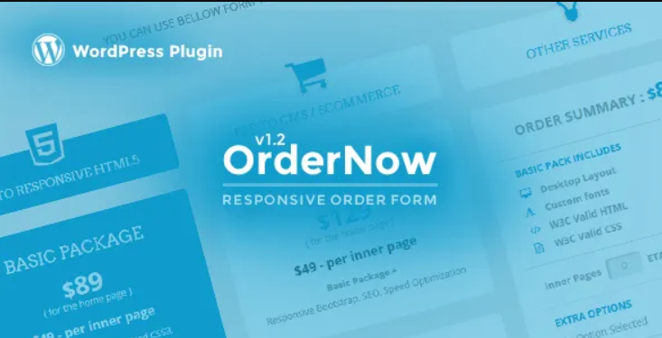 OrderNow v2.0.4 Responsive Order Form WordPress Plugin