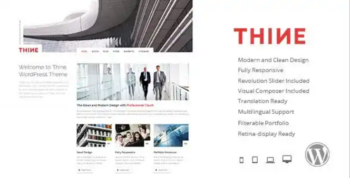 Thine v1.4.1 Responsive Modern WordPress Theme