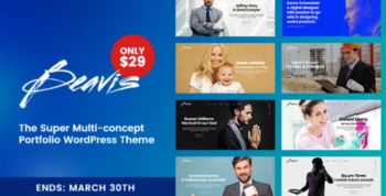 Beavis v1.0.1 Superb Multi-Concept Portfolio WordPress Theme
