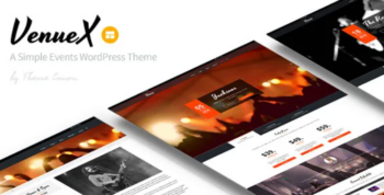 Venue X 1.8 Simple Events WordPress Theme