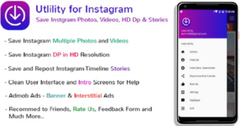 Instagram Utility – Save Photos, Videos, HD DP and Stories with Admob Ads