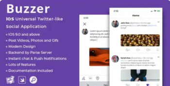 Buzzer – iOS Twitter-like Social Application
