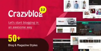 CrazyBlog v2.2 Start A Blog or Magazine for Adsense or Affiliate Business