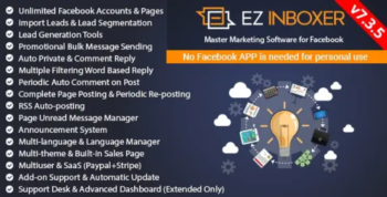 EZ Inboxer 7.3.5 Master Marketing Software for Facebook