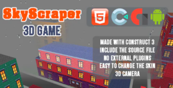Skyscraper 3D Game – Template for Construct 3