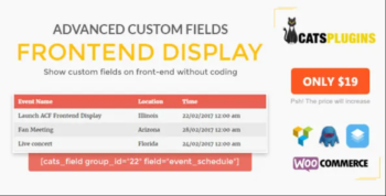ACF Frontend Display – Show custom fields & Metakey on Frontend without Coding