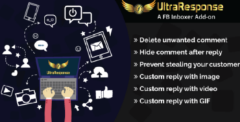 UltraResponse – A FB Inboxer Add-on : comment hide/delete & image/gif/video auto reply