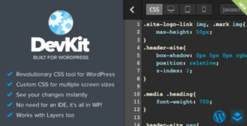 DevKit v1.6 Developer Tools for WordPress
