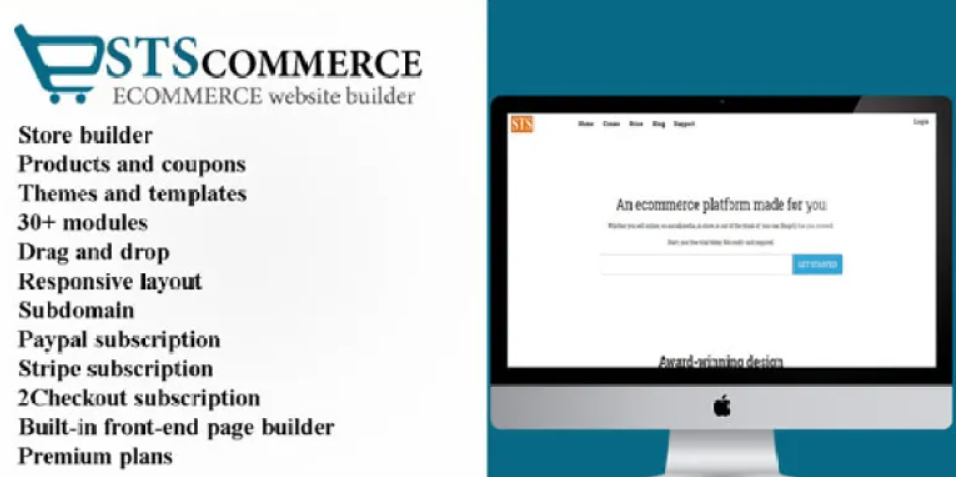 STSCommerce v2.2.2 eCommerce site builder