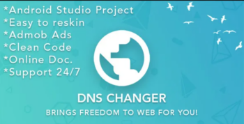 DNS Changer (no root 3G/4G/WiFi) – Admob Banner + Interstitial