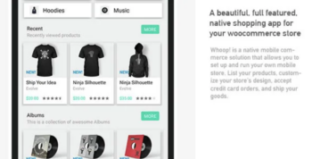 Whoop! Android woocommerce app